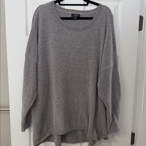 Lord & Taylor Heather Gray Women's Sweater